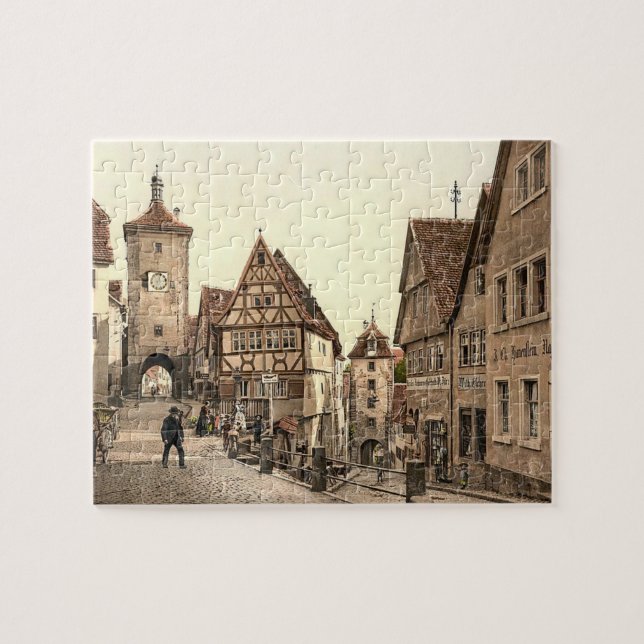 Rompecabezas de Ploenlein Rothenburg (Horizontal)