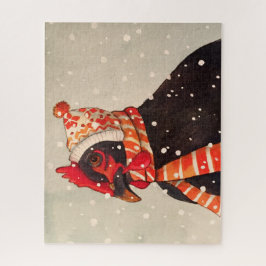 Rompecabezas de pollo de invierno de 540 piezas