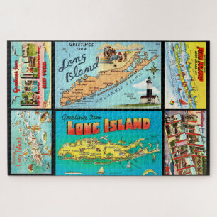 Rompecabezas de postal de Long Island 20x30