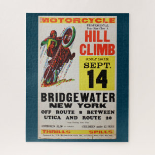 Rompecabezas de Póster de Motocicleta Vintage de N