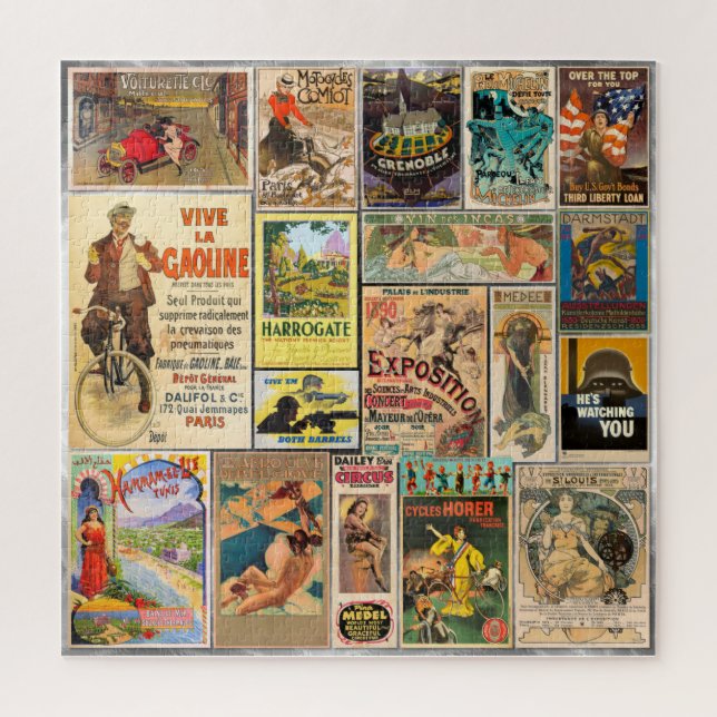 ROMPECABEZAS DE PÓSTER VINTAGE (Vertical)