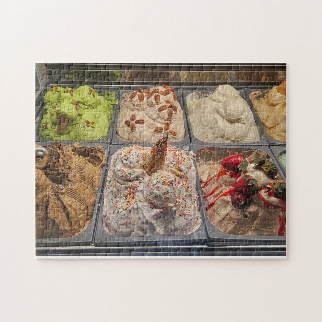 Rompecabezas de Postres de Gelato (Horizontal)