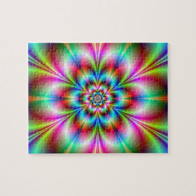 Rompecabezas de potencia de las flores (Horizontal)