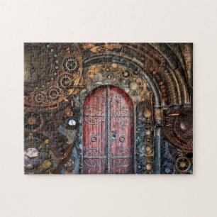 Rompecabezas de Puerta Steampunk