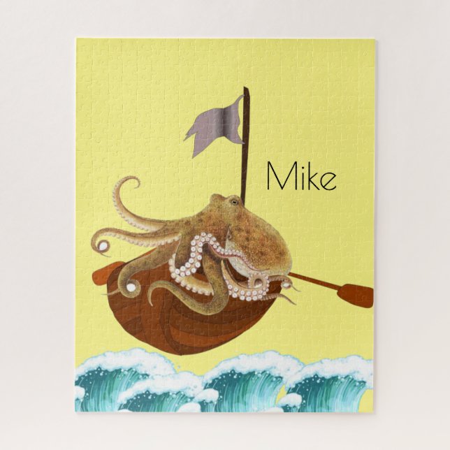 Rompecabezas de pulpo (Vertical)