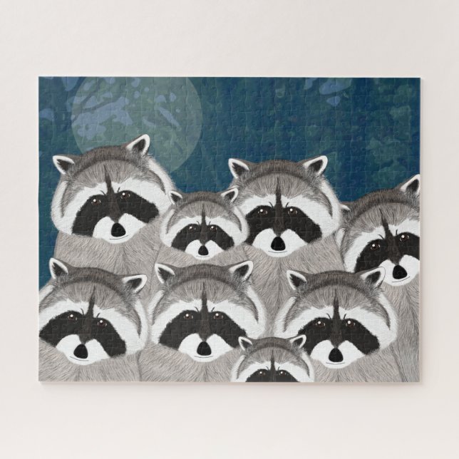 Rompecabezas de Raccoons (Horizontal)
