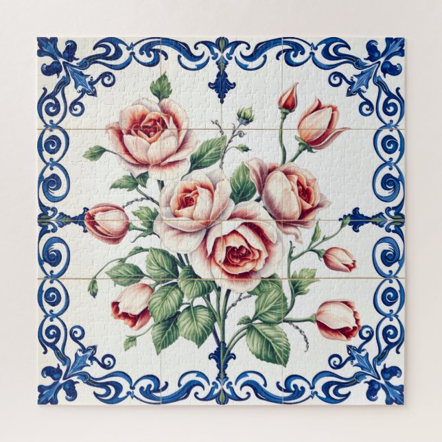 rompecabezas de ramo de rosas clásico (Vertical)