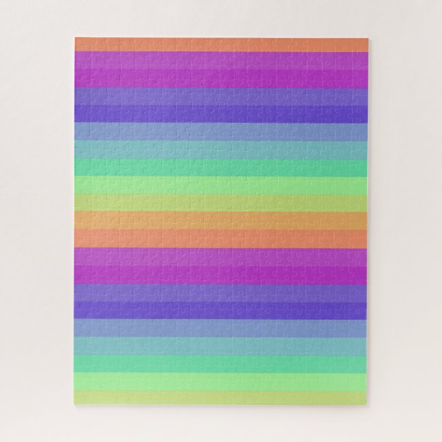 Rompecabezas de raya del Pastel brillante (Vertical)