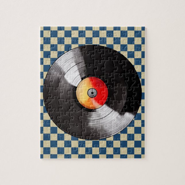 Rompecabezas de récords de vinilo (Vertical)