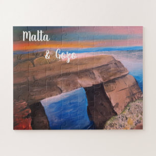 Rompecabezas de recuerdo de Malta y Gozo