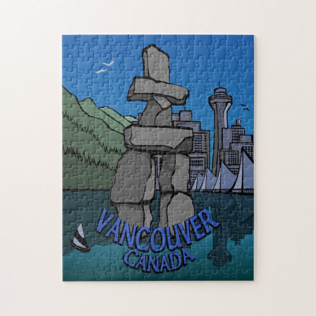 Rompecabezas de recuerdo de Vancouver Regalos únic (Vertical)