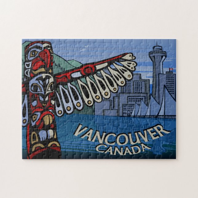 Rompecabezas de recuerdo de Vancouver Regalos únic (Horizontal)