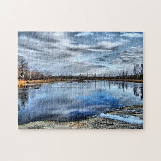 Rompecabezas de Reflejos de Otoño (Horizontal)