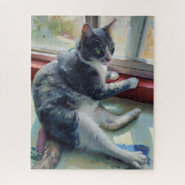 Rompecabezas de retrato de gato