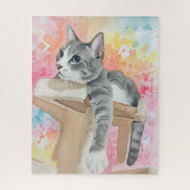 Rompecabezas de retrato de gato