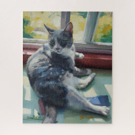 Rompecabezas de retrato de gato