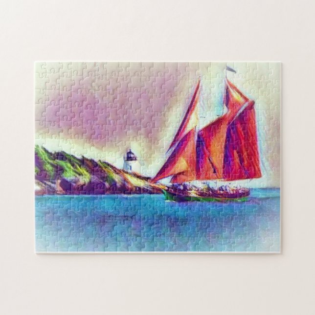 Rompecabezas de Rhode Island (Horizontal)