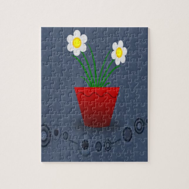 rompecabezas de rompecabezas de flores rojas para  (Vertical)