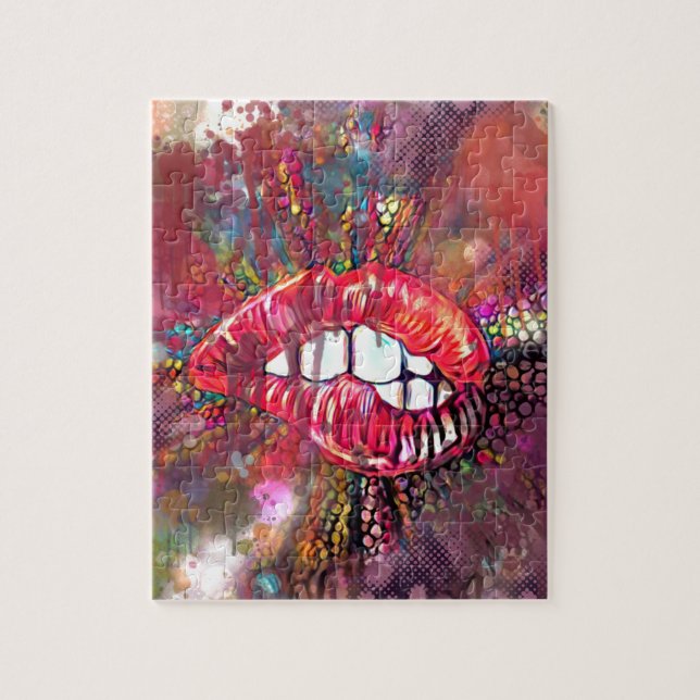 Rompecabezas de rompecabezas de labios difíciles (Vertical)