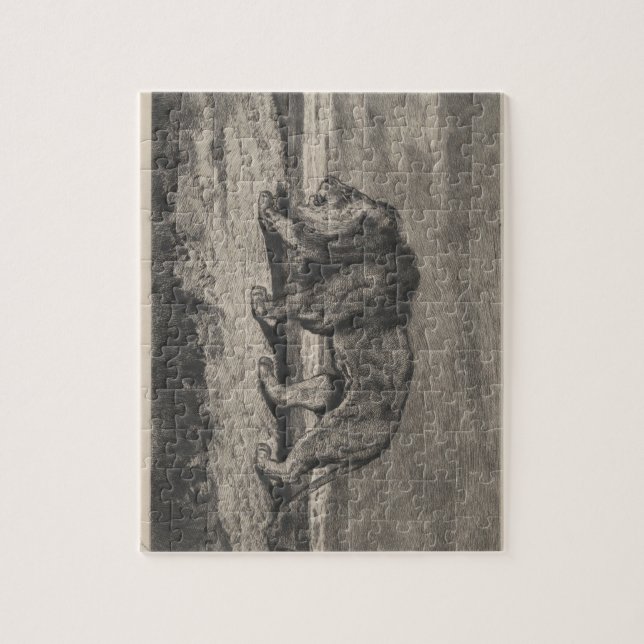 Rompecabezas de rompecabezas de leones de época (Vertical)