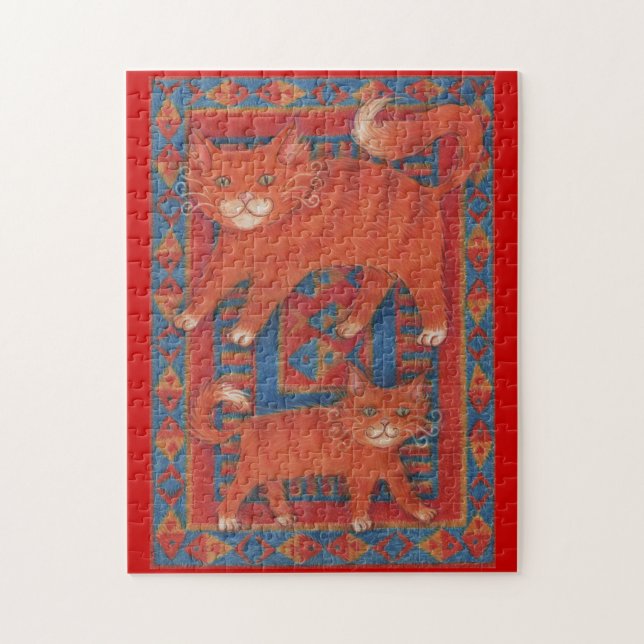 rompecabezas de rompecabezas de Mat Cats (Vertical)