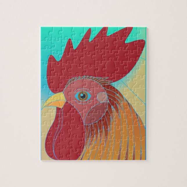 Rompecabezas de Rooster (Vertical)