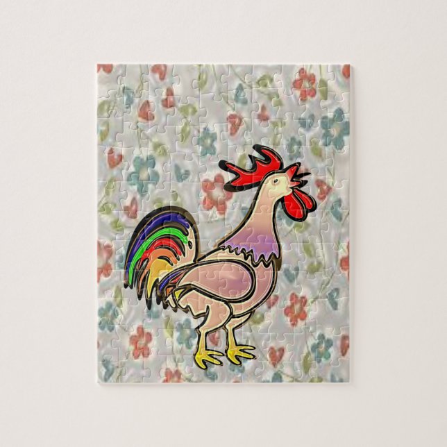 Rompecabezas de Rooster (Vertical)