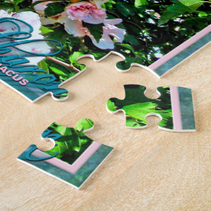 Rompecabezas de rosa rosa mallow Hibiscus Jigsaw