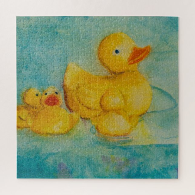 Rompecabezas de Rubber Duckie Jigsaw (Vertical)