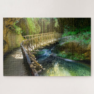 rompecabezas de ruta de bosque