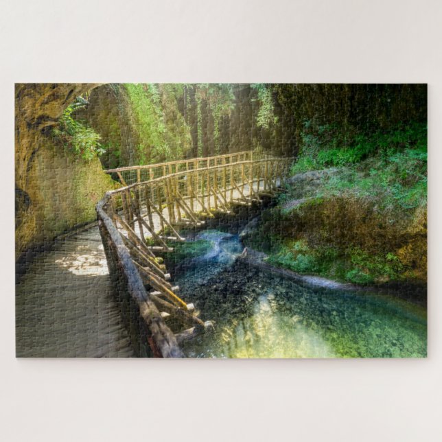 rompecabezas de ruta de bosque (Horizontal)