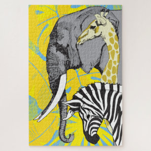 Rompecabezas de Safari 20x30 para personas de colo
