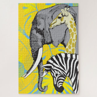Rompecabezas de Safari 20x30 para personas de colo