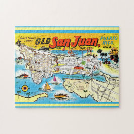 Rompecabezas de San Juan Puerto Rico 11x14