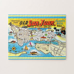 Rompecabezas de San Juan Puerto Rico 11x14