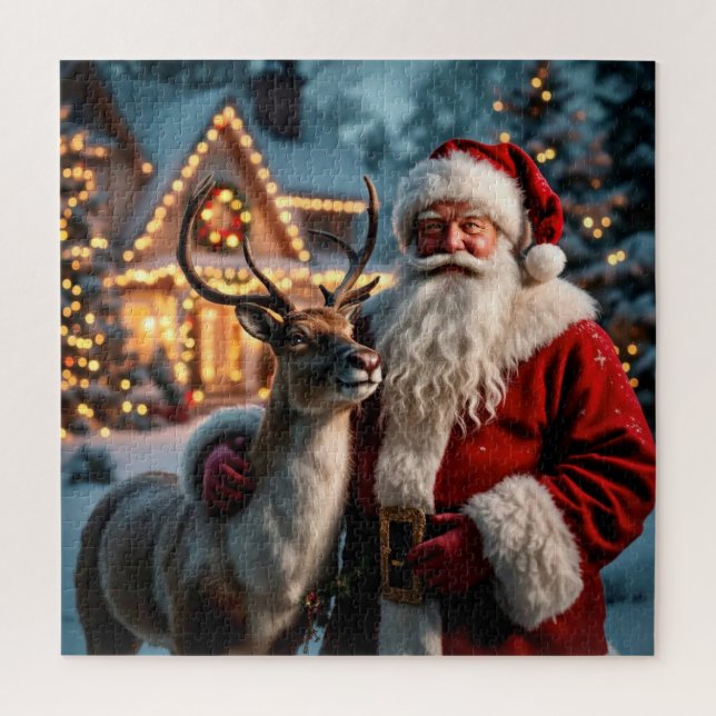 Rompecabezas de Santa Claus (Vertical)
