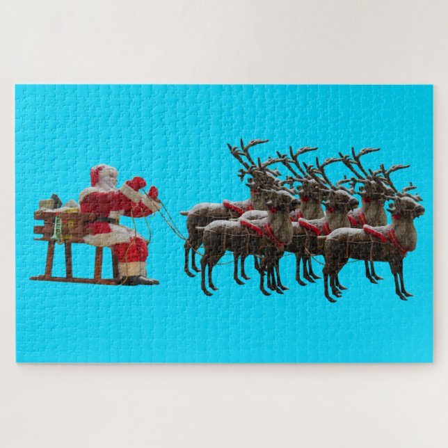 Rompecabezas de Santa y Deers (Horizontal)