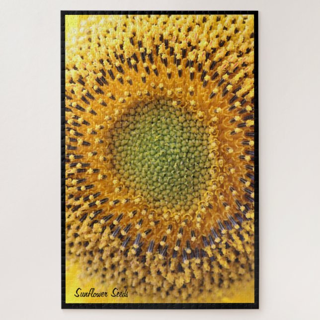 Rompecabezas de Semillas de Girasol (Vertical)