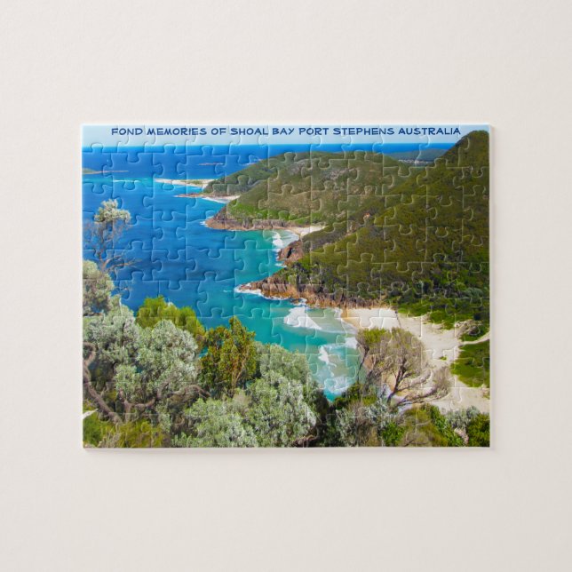 Rompecabezas de Shoal Bay Port Stephens Australia (Horizontal)