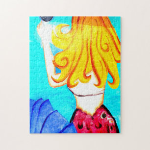 rompecabezas de sirena rubia