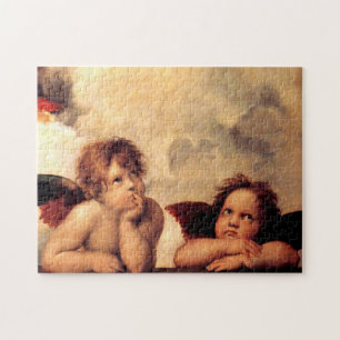 Rompecabezas de Sistine Madonna de las querubes de