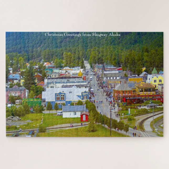 Rompecabezas de Skagway Alaska (Horizontal)