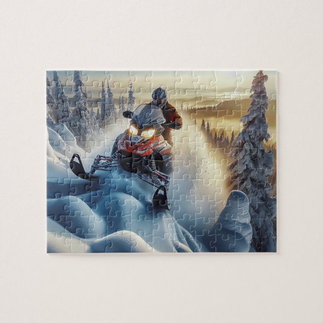 Rompecabezas de Snowmobile (Horizontal)