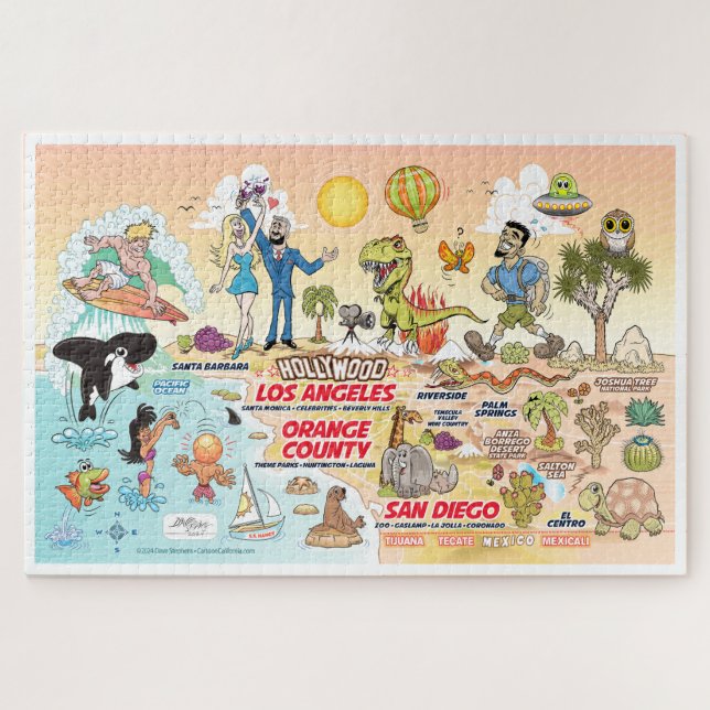 Rompecabezas de SoCal Jigsaw (Horizontal)
