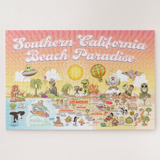 Rompecabezas de SoCal Jigsaw (Horizontal)
