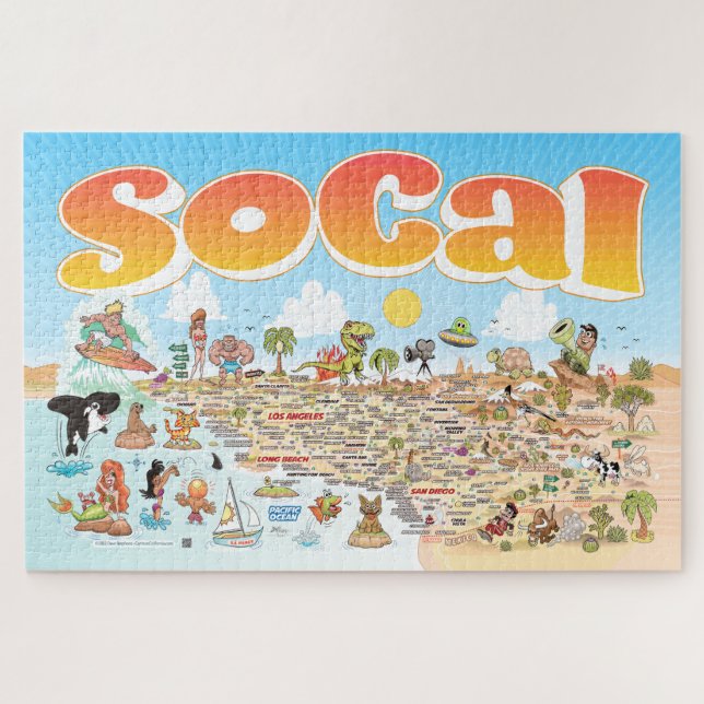 Rompecabezas de SoCal Jigsaw (Horizontal)