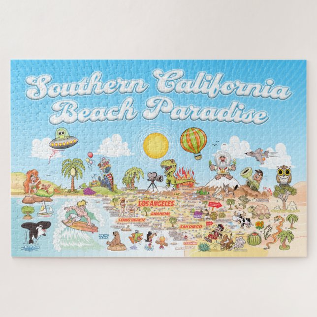 Rompecabezas de SoCal Jigsaw (Horizontal)
