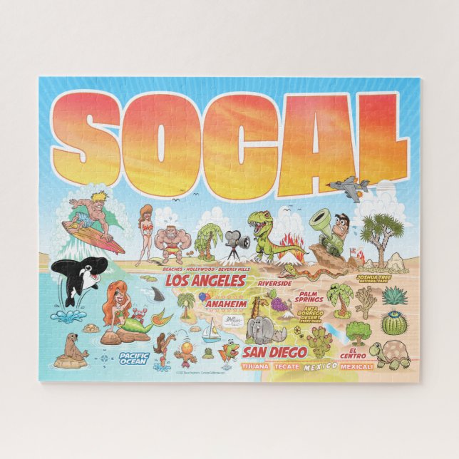Rompecabezas de SoCal Jigsaw (Horizontal)