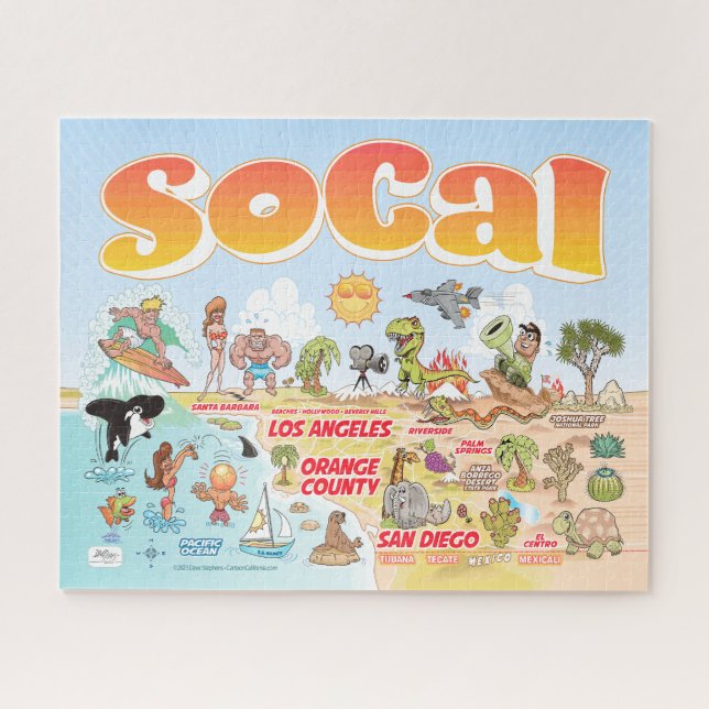 Rompecabezas de SoCal Jigsaw (Horizontal)