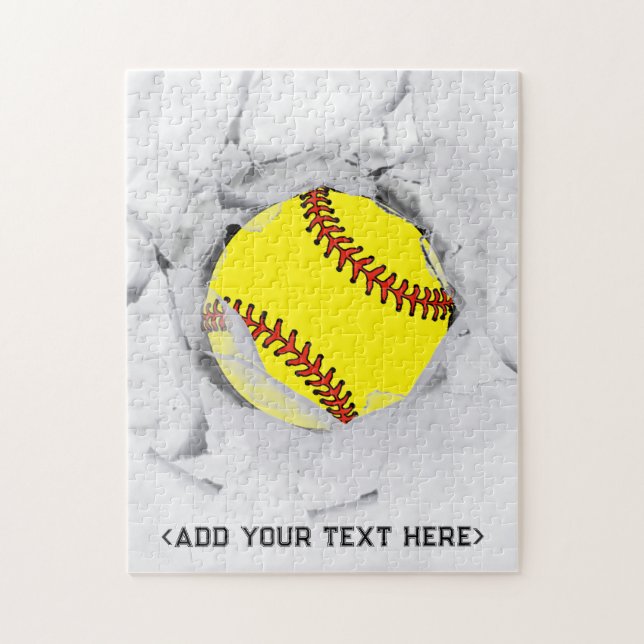 Rompecabezas de softball (Vertical)